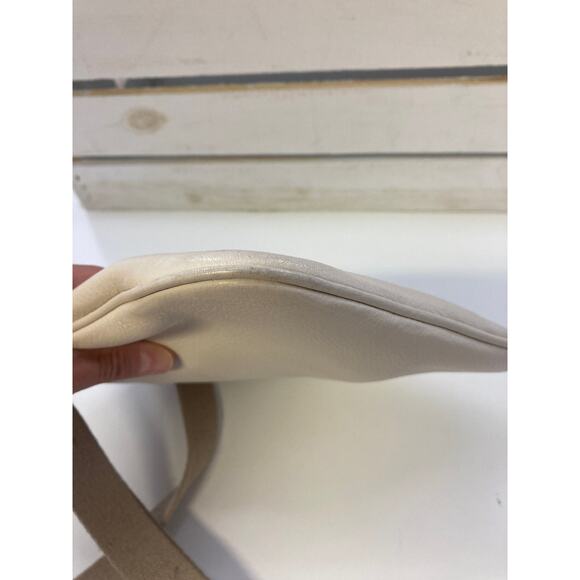 MICHAEL KORS, SMALL CREAM / TAN LEATHER CROSSBODY BAG (ASIS) - Picture 13 of 13